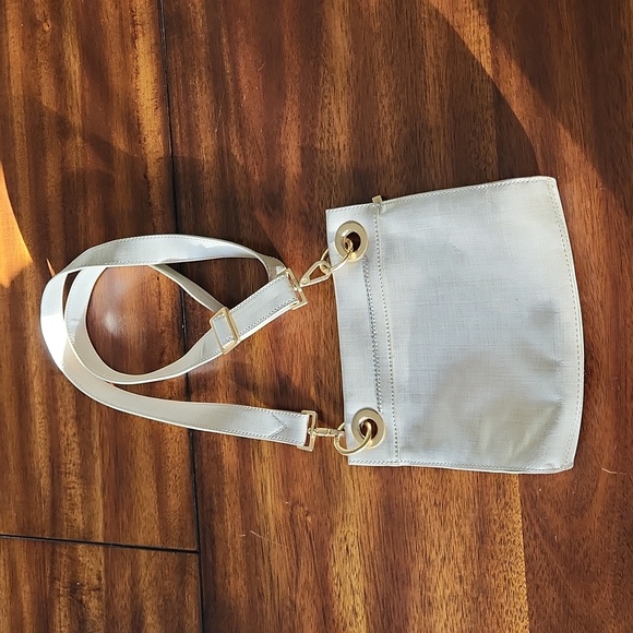 Hammitt Tony Semolina Cream/Brushed Gold Crossbody Bag - Picture 2 of 16
